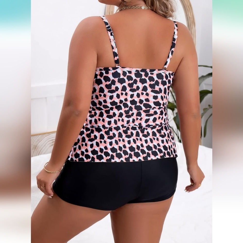 B2PRITY Ruffle Tummy Control Tankini - Picture 4 of 6